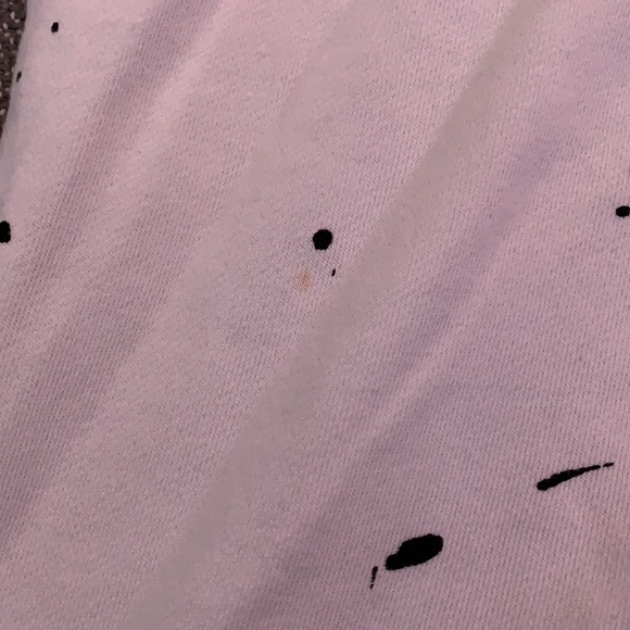 Forever 21 White Splatter Sweatshirt - Picture 4 of 4